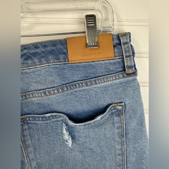 Dear John women’s Ruthie Bermuda super high rise cutoff denim shorts. Size 33 - Picture 3 of 7